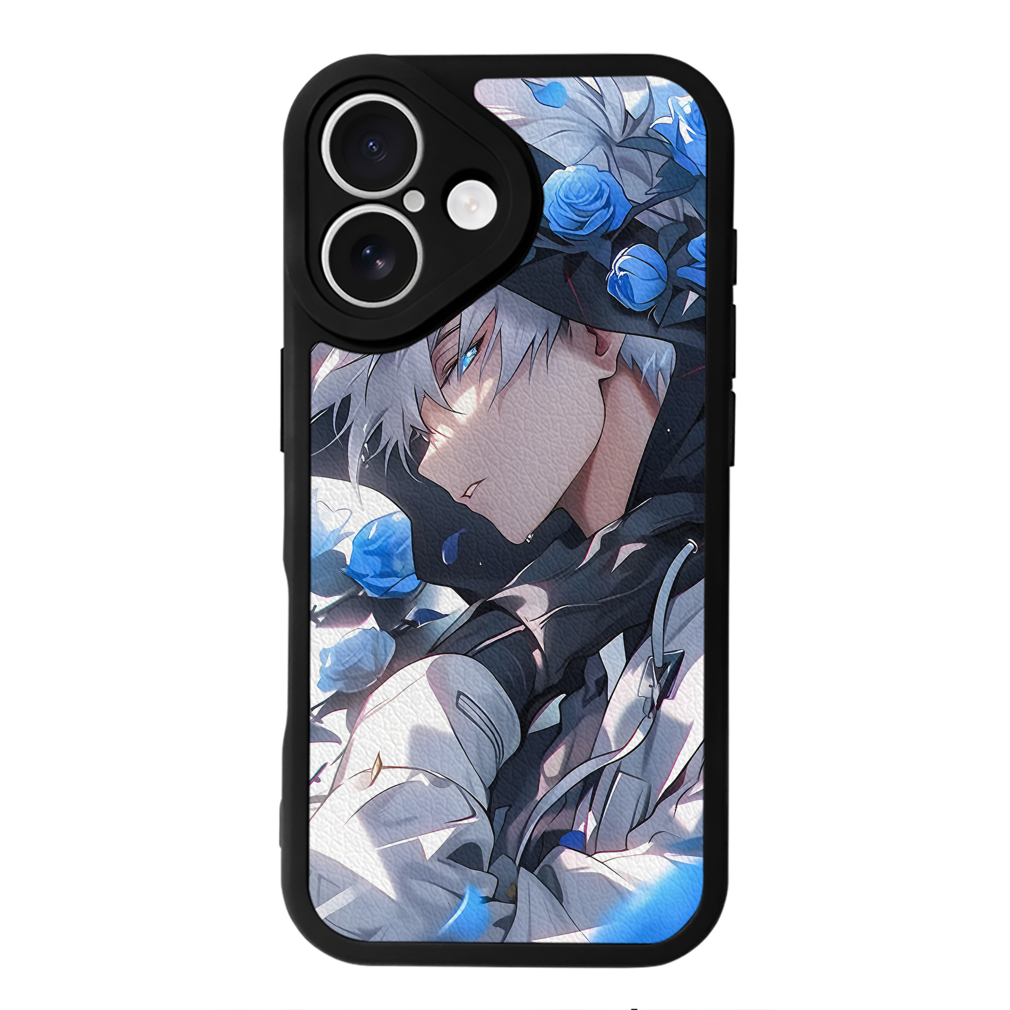 （画像用） 呪術廻戦 Jujutsu Kaisen 【iPhone 16シリーズ対応】シリコンスマホケース（レザー調） 材質：シリコン
